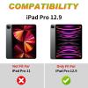 for iPad Pro 12.9 Inch Case 2022/2021/2020(6th/5th/4th Gen),Slim Soft Shockproof TPU Silicone Protective Back Shell Case for iPad Pro 12.9 inch, Basketball view 2