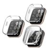3 Pack Cases for Amazfit Bip 6 with Screen Protector, Flexible TPU Shockproof Scratch Proof Cover Case for Amazfit Bip 6 (Clear/Clear/Silver) view 1