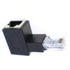 1Pc 90 Up RJ45 Cat 5e Male to Female LAN Ethernet Network Extension Adapter view 3