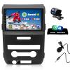 9 Inch Android Car Stereo Radio for Ford F150 2009-2014 with Wireless Carplay Android Auto, Built-in Mirror Link Bluetooth FM GPS Navigation HiFi WiFi SWC Backup Camera view 1
