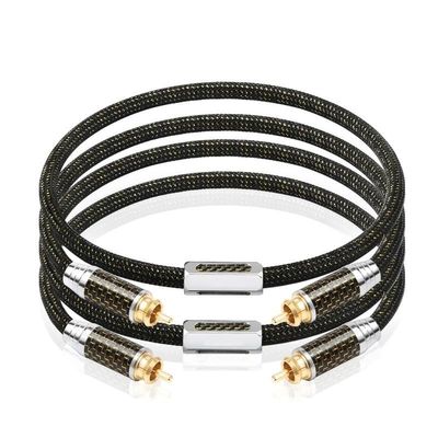 INRLEWGB 1 Pair of R Audio Cable HiFi Stereo OCC(3000mm)