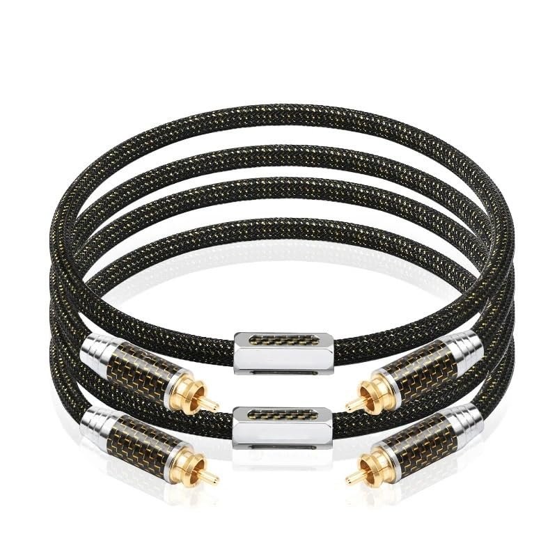INRLEWGB 1 Pair of R Audio Cable HiFi Stereo OCC(3000mm)