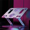 MVUYO Laptop Stand All-Aluminum Fan Cooling Folding Lifting Computer Stand Cooling Stand view 2