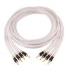 INRLEWGB A Pair of HiFi OCC Banana Plug Speaker Cables(4 pcs,3000mm) view 1