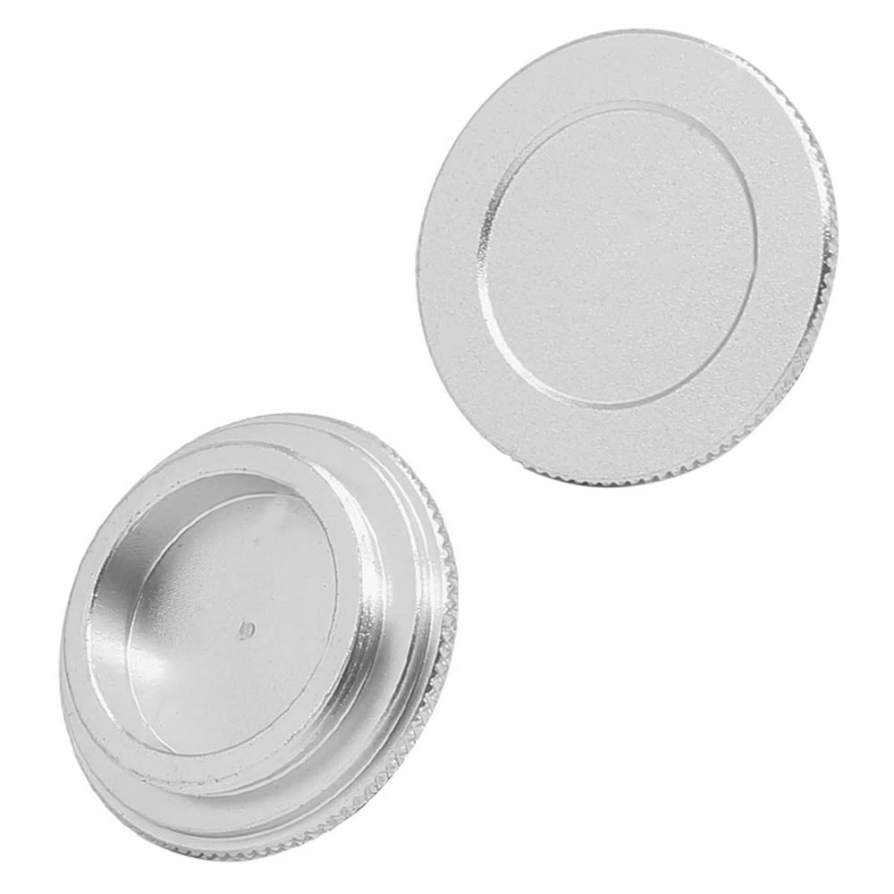 JOEBO Microscope Kit C/CS Lens Cap Industrial Camera Lens Dust Cover Electronic Eyepiece Cover 25.4mm Diameter Camera Covers Microscope Lens Adapters(Aluminum Alloy-01)