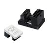 ZEZEFUFU ATX 3.0 16 Pin GPU Power Connector 12VHPWR Extension 180 Angled Turning Connector for RTX 3090Ti 4070Ti 4080 Graphic Card GPU view 1