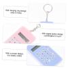 OSOLADY Creative Calculator Key Chain Pendant 2pcs Fun Office Stress Relief Keyring for Students Practical Bag Pendant Decoration view 3