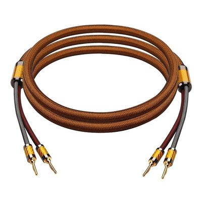 INRLEWGB Speaker Wire Silver Plated Speaker Wire(1piece -Banana Plug,2.5m)