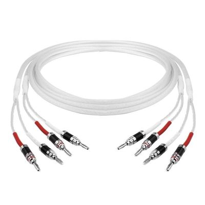 INRLEWGB A Pair of 7N OCC Y-Plug Banana Plug Speaker Cables(B-B,3000mm)