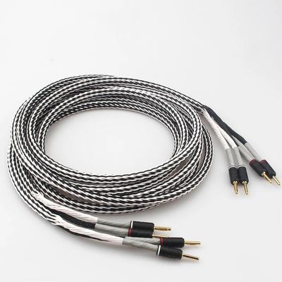 INRLEWGB Pure Copper Banana Plug HiFi Speaker Cable(2m)