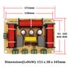 HiQltyla 400W 4-Way Speaker Crossover, RCEDA-406 Passive Crossover for Car Home Audio 4 to 8 Ohm 2X Bass + 1x Mediant+ 1x Tweeter Systems view 3