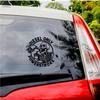 (2 Pcs Black 11'' x 11.7'') - No Background - Waterproof of Diesel Skeleton Sticker Decal for Laptops, Water Bottles, Cars, Trucks, Wall Ideal Gift - 925VER1h69936BL view 2
