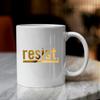 (2 Pcs Metallic Gold 14'' x 5.8'') - No Background - Waterproof of Lowercase Resist. Anti Trump no Stop President Sticker Decal for Laptops, Water Bottles, Cars, Trucks, Wall Ideal G - 925VER1h68916GO view 2