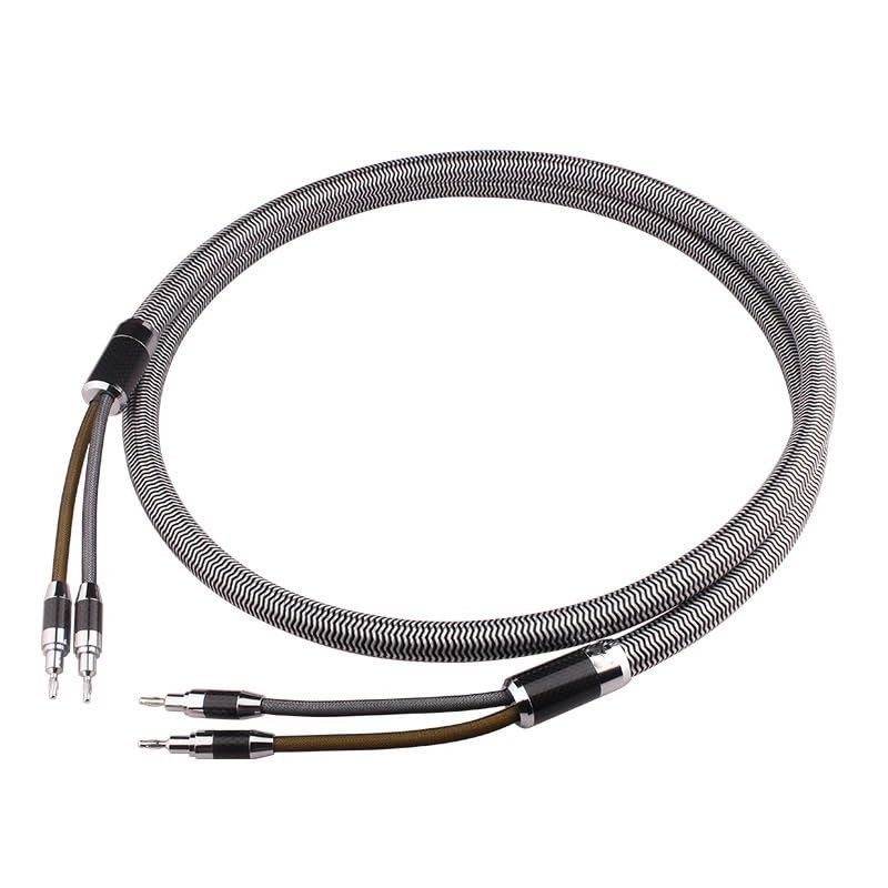 INRLEWGB HiFi 7N OCC Banana Plug Speaker Cable(1pcs Upgrade,3000mm)