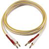 INRLEWGB Silver Plated Speaker Cable Y-Type Plug Banana Plug Speaker Cable(1pcs- Banana Plug,1.5m) view 1