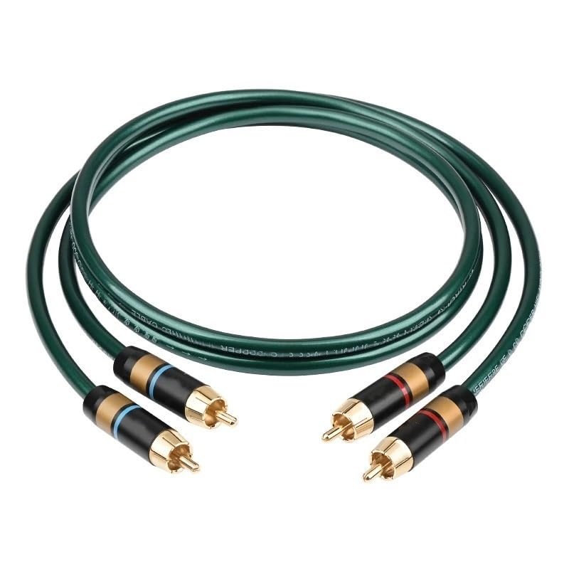 INRLEWGB HiFi OCC 2R to 2R Audio Cable(1m)