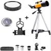 Astronomical Telescop ConvenientUltra Hd, Refractor Telescop Convenient,Telescop ConvenientforBeginners,70mm Aperture 400mm Astronomical Telescop Convenient,Tra view 1