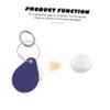 CONGARTENO Leather Case and Lightweight Water Drop Shape Shockproof and Scratch-Resistant for Case Key Cover for Tracker view 3