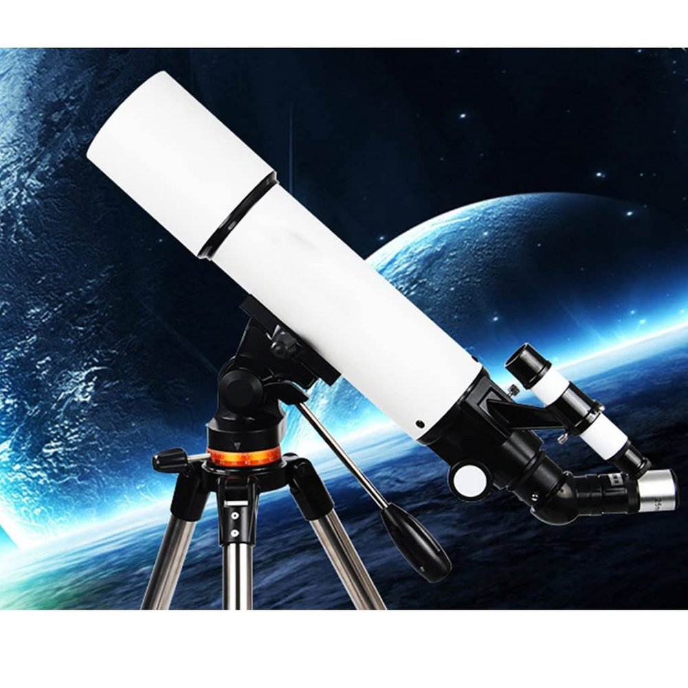 Astronomical Telescop ConvenientBeginners Adults, Telescop Convenientfor Astronomy Beginners, 80mm Astronomy refracting Telescop Convenientwith Tripod, Portabl