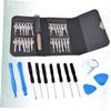 CONGARTENO 1Set Phone Tablet Computer Repair Tool Kit with Magnetic Chromium Vanadium Alloy Screwdrivers and Pry Disassembly in Portable Leather Bag Included view 2