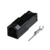 CHAOF 1 Set 2 Pin Car Pug Tweeter Plug Electric Harness Female Male Connector for 174057-2 174056-2(Army Green,5 Sets) view 1
