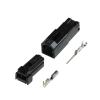 CHAOF 1 Set 2 Pin Car Pug Tweeter Plug Electric Harness Female Male Connector for 174057-2 174056-2(Army Green,5 Sets) view 2