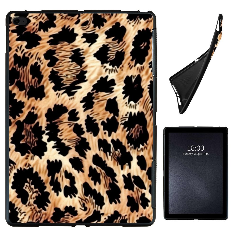 Case for iPad 9.7 Inch iPad 6th/5th Generation, iPad Air 2/Air 1,Soft Shockproof TPU Silicone Protective Back Shell Case for iPad 9.7 2018 2017 Model iPad Air 2 Air 1,Cute Cheetah/Leopard