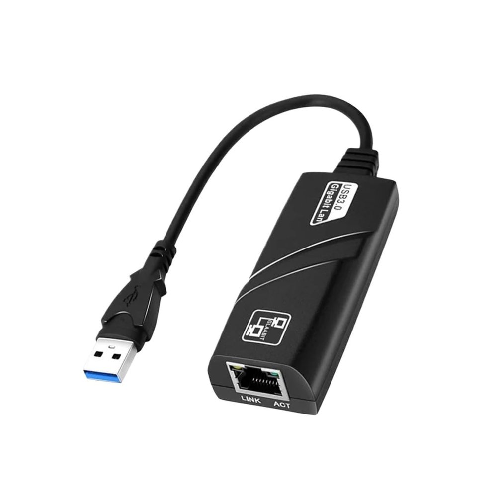 ACGTUY USB 2.0/3.0/3.1 TypeC to Rj45 10/100/1000Mbps LAN Ethernet Adapter Network Card Cable CAT6 Cable PC Computer(USB 3.0)