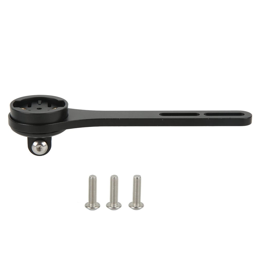 Glomora Road Bike Out Front Computer Mount, Aluminium Alloy One Piece Bicycle Computer Bracket Compatible with Most GPS Cycling Code Units, Designed for Wind Reduction (for Garmin)