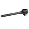 Glomora Road Bike Out Front Computer Mount, Aluminium Alloy One Piece Bicycle Computer Bracket Compatible with Most GPS Cycling Code Units, Designed for Wind Reduction (for Garmin) view 2