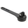 Glomora Road Bike Out Front Computer Mount, Aluminium Alloy One Piece Bicycle Computer Bracket Compatible with Most GPS Cycling Code Units, Designed for Wind Reduction (for Garmin) view 4