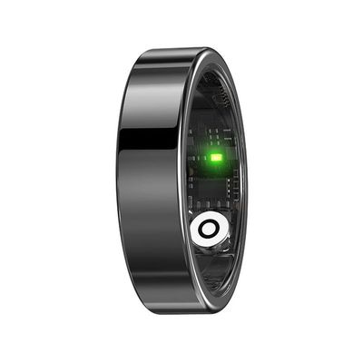 WFGLH Black,11, Intelligent Long-Life Monitoring Ring, Sleep Monitoring Tracker, Supports Sleep Monitoring and Step Counting, Etc, Suitable for Both Men and Women