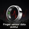 WFGLH Black,11, Intelligent Long-Life Monitoring Ring, Sleep Monitoring Tracker, Supports Sleep Monitoring and Step Counting, Etc, Suitable for Both Men and Women view 2