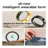 WFGLH Black,11, Intelligent Long-Life Monitoring Ring, Sleep Monitoring Tracker, Supports Sleep Monitoring and Step Counting, Etc, Suitable for Both Men and Women view 4