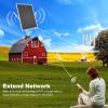 Solar WiFi Extender, 2.4GHz 5GHZ 15W Solar WiFi Repeater Up to 328.1ft, Extender Signal Booster Outdoor for Outdoor Camping RV, Supports 15 Devices view 3