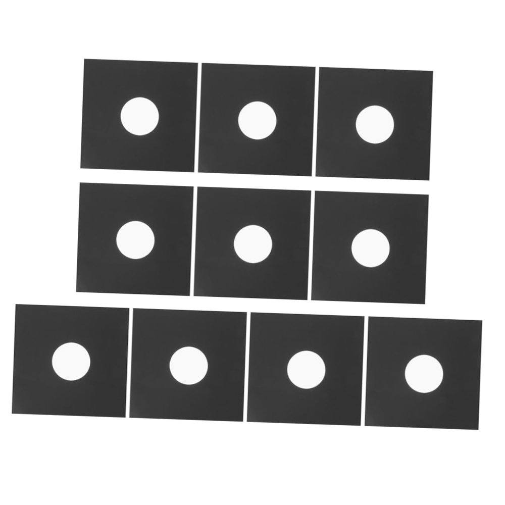 Holibanna 10pcs Vinyl Record Sleeves Protective Covers for Records Keep Albums from Scratches Dust and Damage