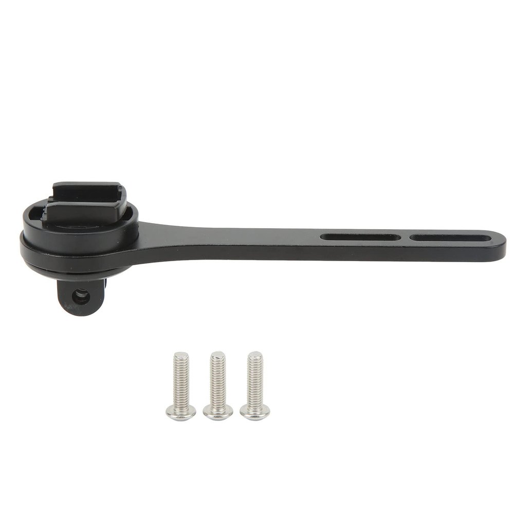 Glomora Road Bike Out Front Computer Mount, Aluminium Alloy One Piece Bicycle Computer Bracket Compatible with Most GPS Cycling Code Units, Designed for Wind Reduction (for Cat Eye)