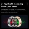 WFGLH Silver,9, Waterproof Fitness Tracker Health Rings, Smart Sleep Monitoring Ring, with Charging Case and Protector, Remote Photography, Suitable for Men and Women view 4
