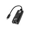 ACGTUY USB 2.0/3.0/3.1 TypeC to Rj45 10/100/1000Mbps LAN Ethernet Adapter Network Card Cable CAT6 Cable PC Computer(TYPEC 3.1) view 1