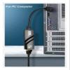 ACGTUY USB 2.0/3.0/3.1 TypeC to Rj45 10/100/1000Mbps LAN Ethernet Adapter Network Card Cable CAT6 Cable PC Computer(TYPEC 3.1) view 3