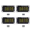 4 Sets Digital Tube Display Module with LED 4 Digit 7 Segment 0.36in Display, TM1637 Drive Chip for Installation and Clear Data Viewing (Yellow MRA110C) view 1