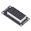 4 Sets Digital Tube Display Module with LED 4 Digit 7 Segment 0.36in Display, TM1637 Drive Chip for Installation and Clear Data Viewing (Yellow MRA110C) view 2