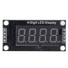 4 Sets Digital Tube Display Module with LED 4 Digit 7 Segment 0.36in Display, TM1637 Drive Chip for Installation and Clear Data Viewing (Yellow MRA110C) view 3