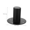 LIGIGWASH 1pc Speaker Bracket Stand Base Replacement for Stage Studio Durable Iron Speaker Cabinet Pole Mount for Home Theater Party Use Fine Craftsmanship Practical Design view 2
