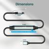 Adoreen Unidirectional USB A 2.0 to Toslink Digital Optical Audio Cable 6 Ft, USB Male to SPDIF Port Male Fiber Optic Adapter, for Windows Mac PS5/PS4 Laptop, NOT for TV -NOT Toslink to USB-A view 4