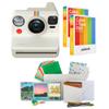 Polaroid Now Gen 2 Camera (Vintage White) with Double Pack Film and Photo Box Kit view 1