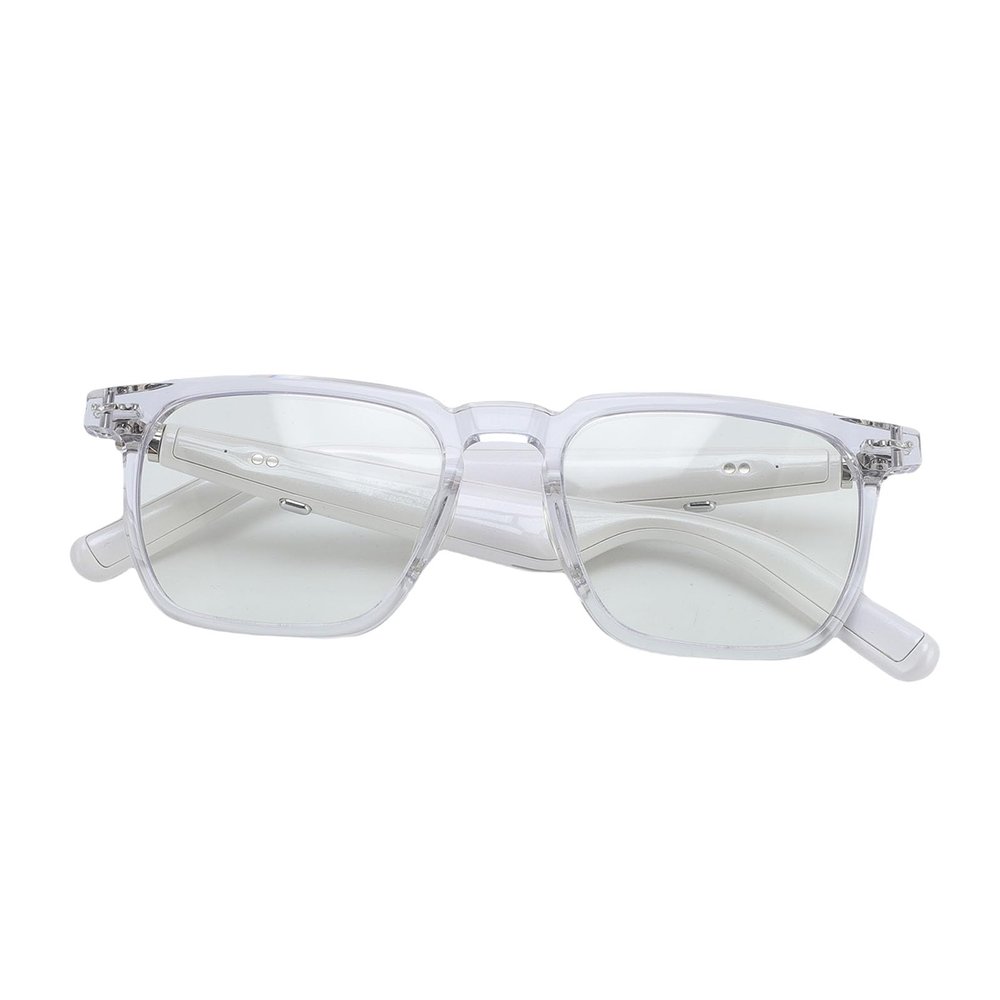 AI Translation Glasses, AI Smart Glasses with Real Time Video Translation Function, 100 Languages, Touch Control, Music A Call, for Men Woman (White)
