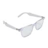 AI Translation Glasses, AI Smart Glasses with Real Time Video Translation Function, 100 Languages, Touch Control, Music A Call, for Men Woman (White) view 4