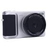 4K Digital Camera with 64MP AI Stabilization, 16X Zoom, 180 Flip Screen, Autofocus Compact Travel Camera for Teens, Beginners (Silver) view 1