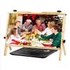 22 Inch Laptop Foldable Computer Laptop Phone Holder Stand Physical Glass,Compatible with 15/16/17/18/20 Inch Mobile Phone, T view 1
